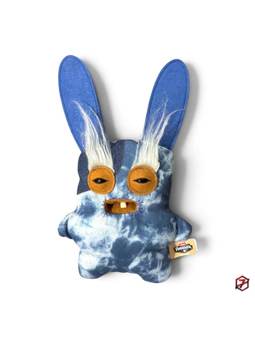 Fuggler Old Fogies Rabid Rabbit Blue Denim 9” Plush ZURU
